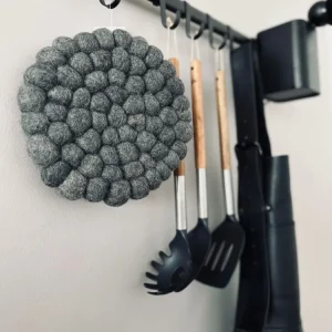 Bordskåner DOTS - Grå ull