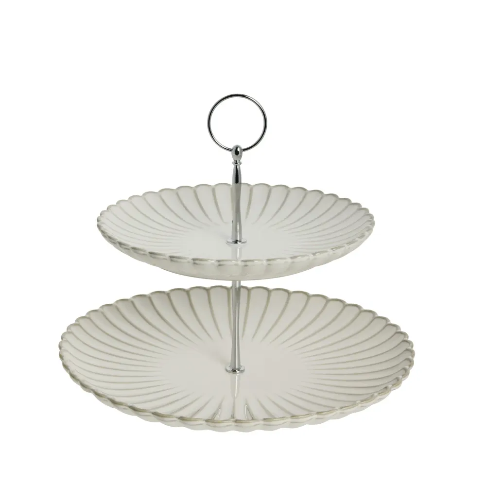 Camille etagere 27x27 cm. Off White