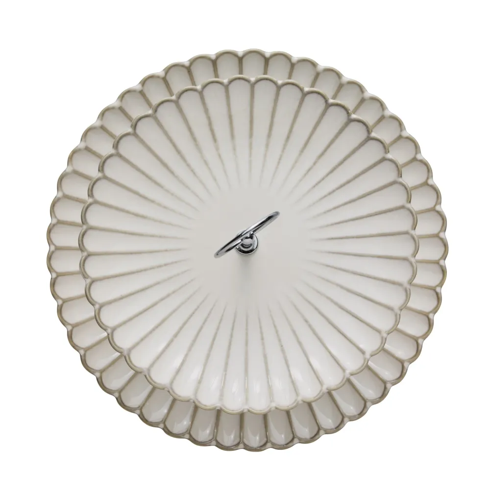 Camille etagere 27x27 cm. Off White