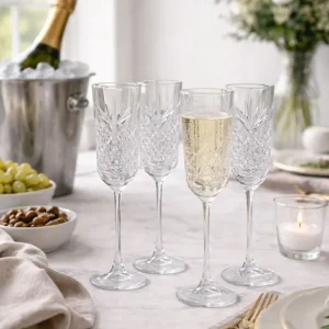 Champagneglass - 4 stk