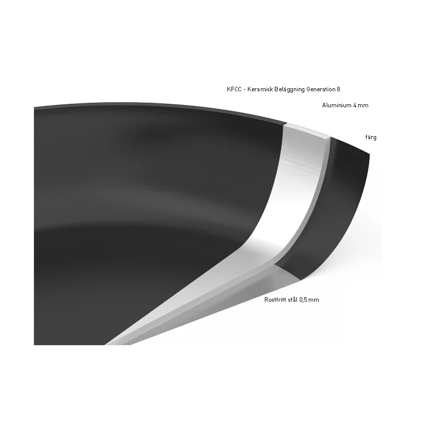 Coria Traktørpanne Ø28 cm Hvit