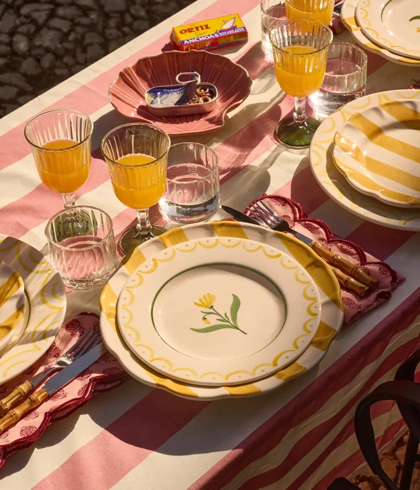 COTTAGE FLOWER SALAD PLATE