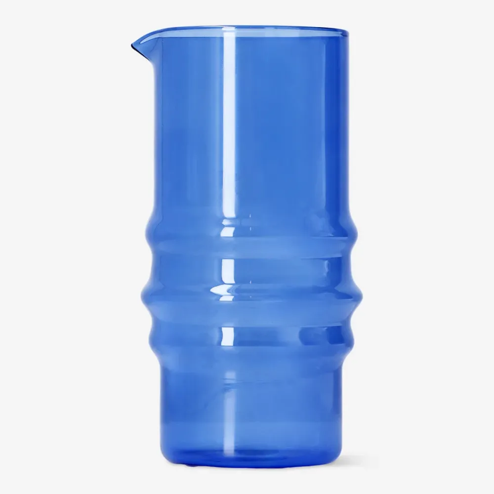 Designerkolleksjon - Blå glasskanne - 800 ml