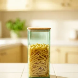 Designerkolleksjon - Grønn oppbevaringsbeholder i glass med lokk - 2,3 l
