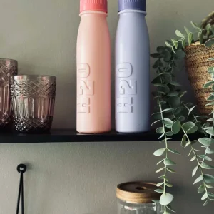 Drikkeflaske H2O 500 ml - Rosa / Lilla Mix