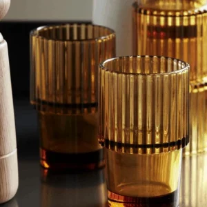 Drikkeglass - Amber - sett 4stk