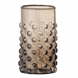 Drikkeglass, Brune prikker, Gjenbrukt glass