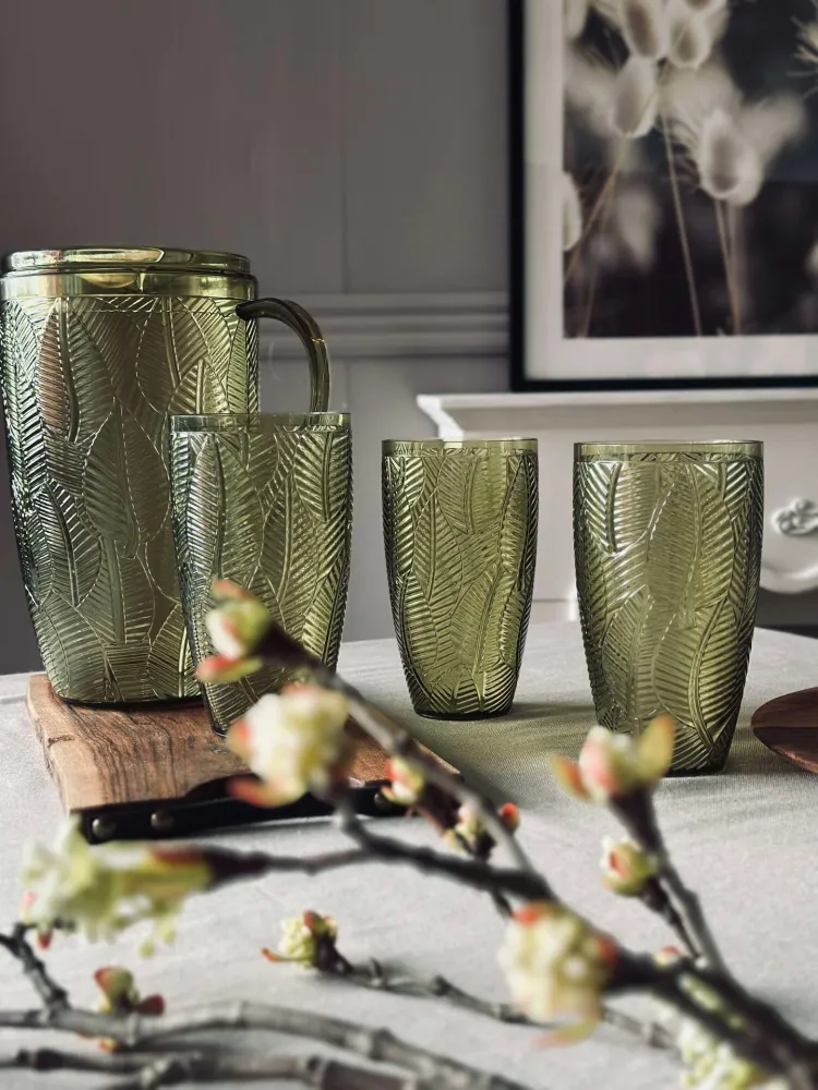 Drikkeglass Green Leaf - 650 ml.