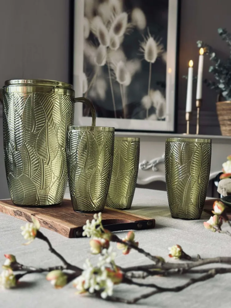 Drikkeglass Green Leaf - 650 ml.