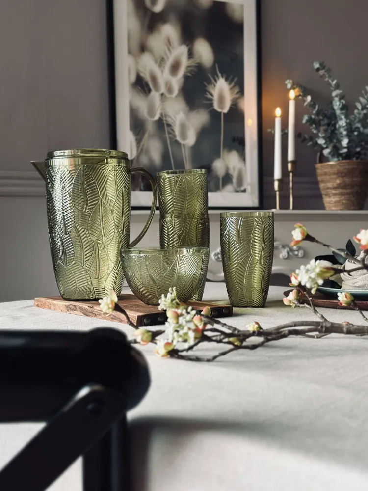 Drikkeglass Green Leaf - 650 ml.