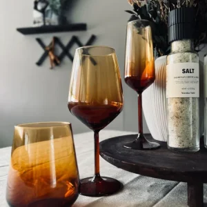 Drikkeglass LUX - Ravfarget 425 ml