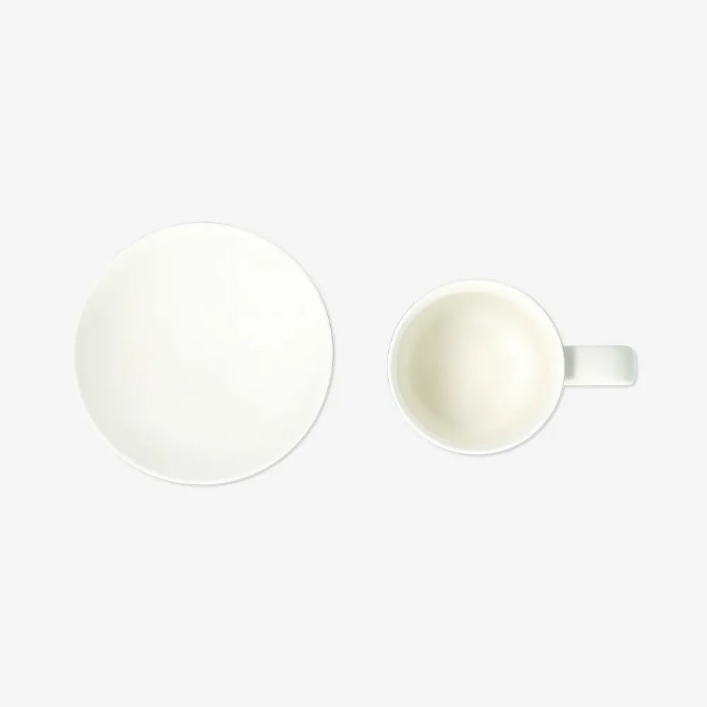 Frokostsett med sløyfetrykk - 2 stk