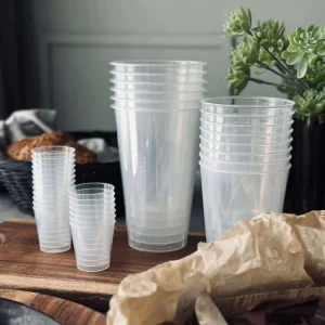 Gjenbrukbare ølglass 25 cl - 6stk.