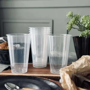 Gjenbrukbare ølglass 50 cl - 6stk.