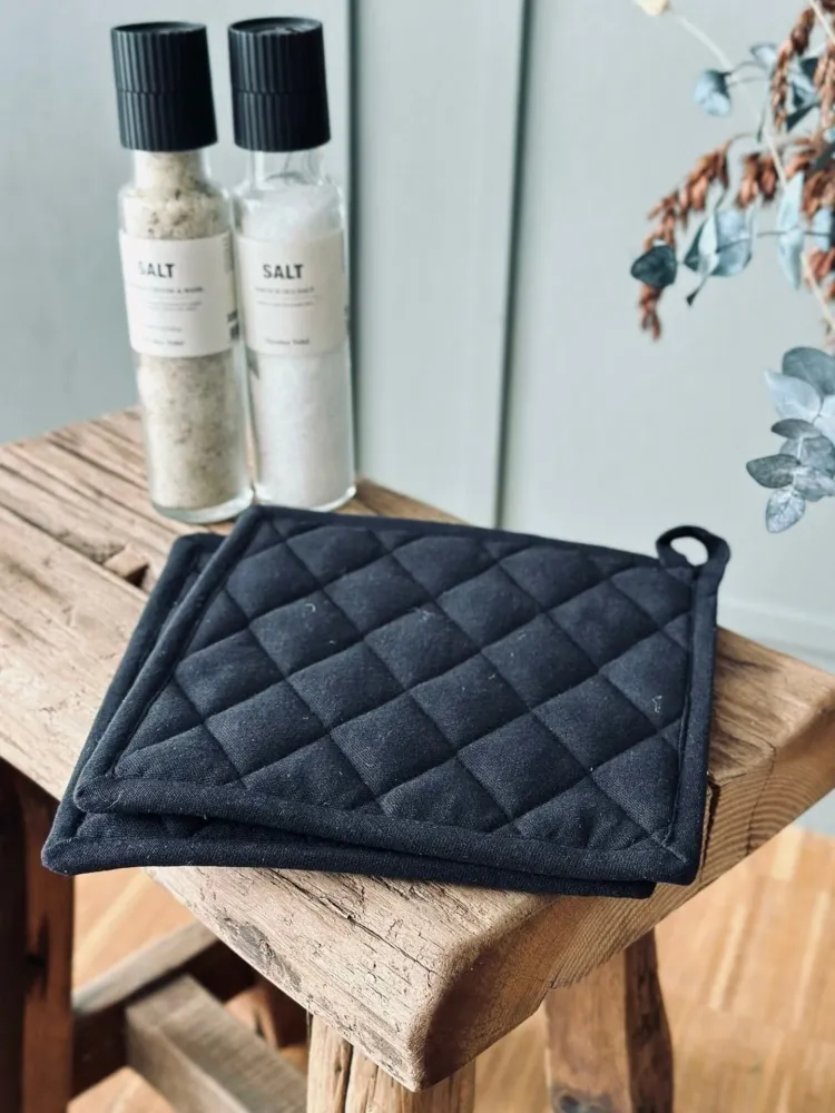 Gryteklut – Svart quilt