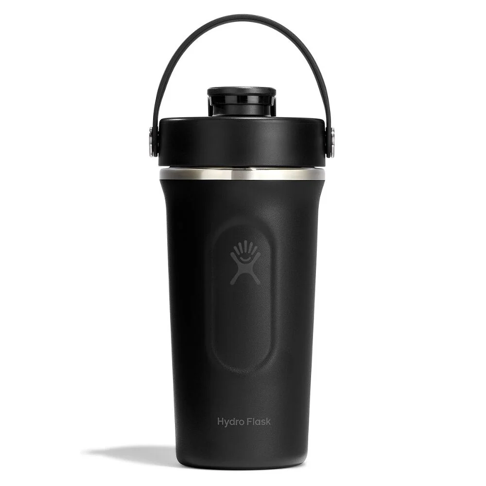 Hydro Flask Insulated Shaker Bottle 24oz, Tonal Black