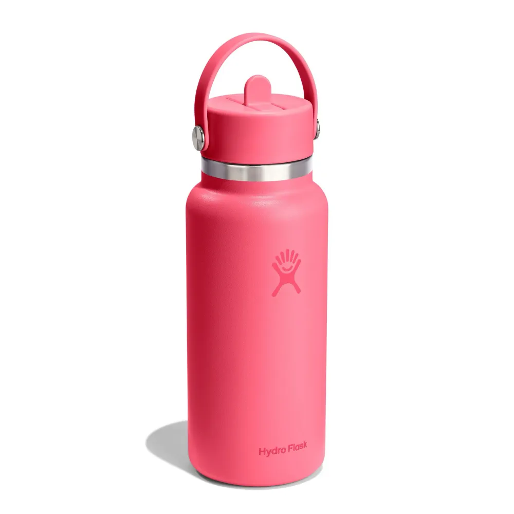 Hydro Flask Wide Mouth Flex Straw Cap 32oz, Popstar Pink