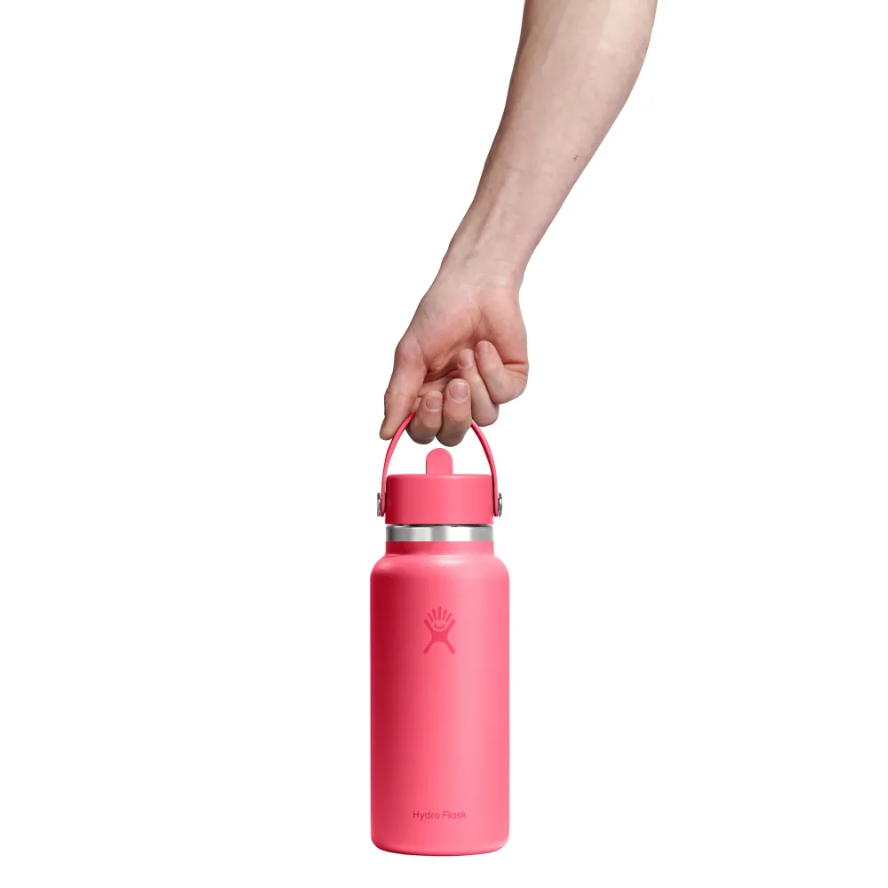 Hydro Flask Wide Mouth Flex Straw Cap 32oz, Popstar Pink