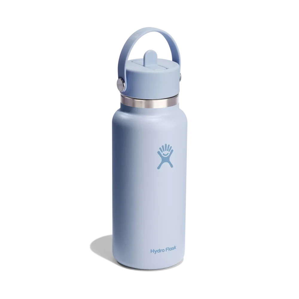 Hydro Flask Wide Mouth Flex Straw Cap 32oz, Surf