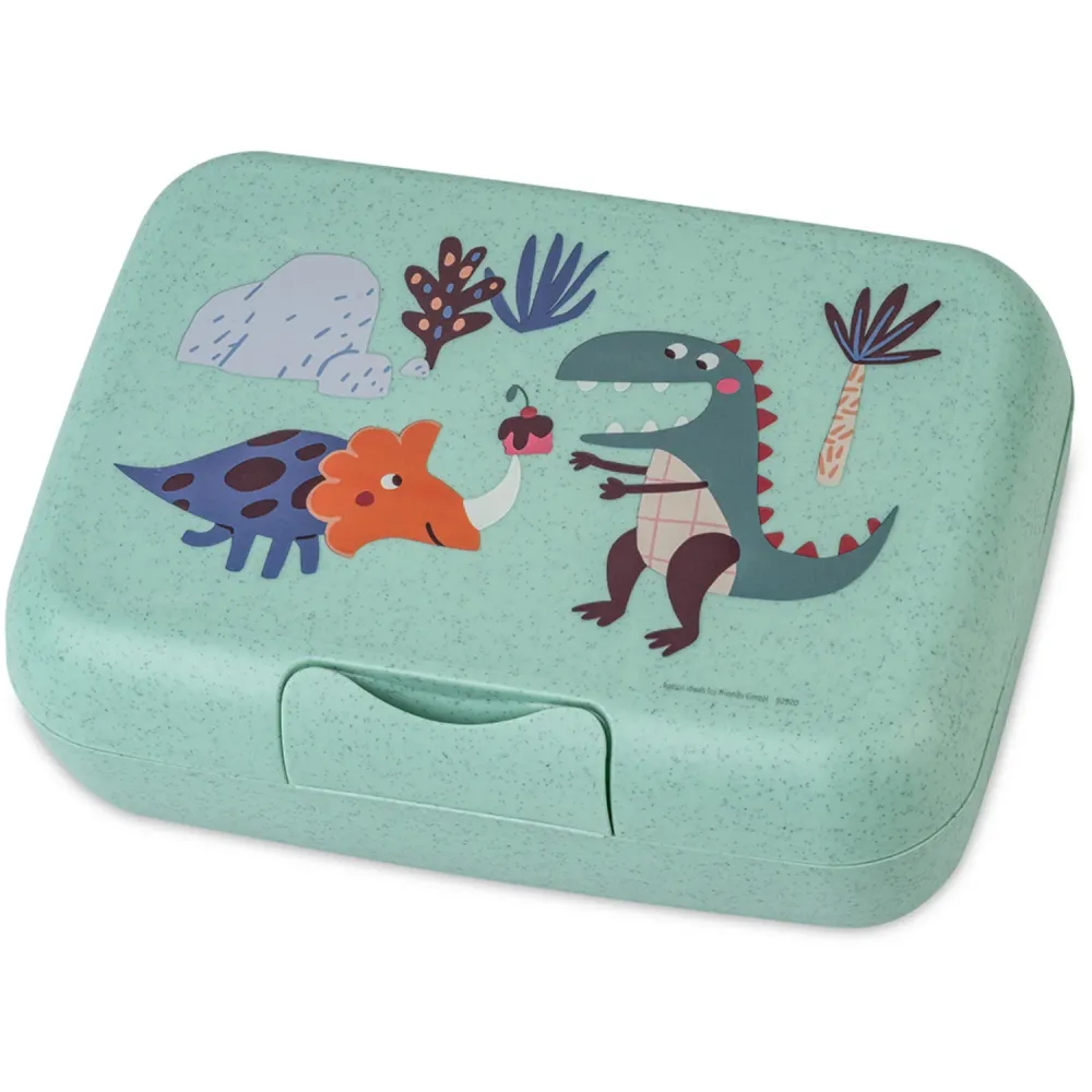 Koziol Organic Sage Green Lunch Box Med Separation Skål Candy L Rex