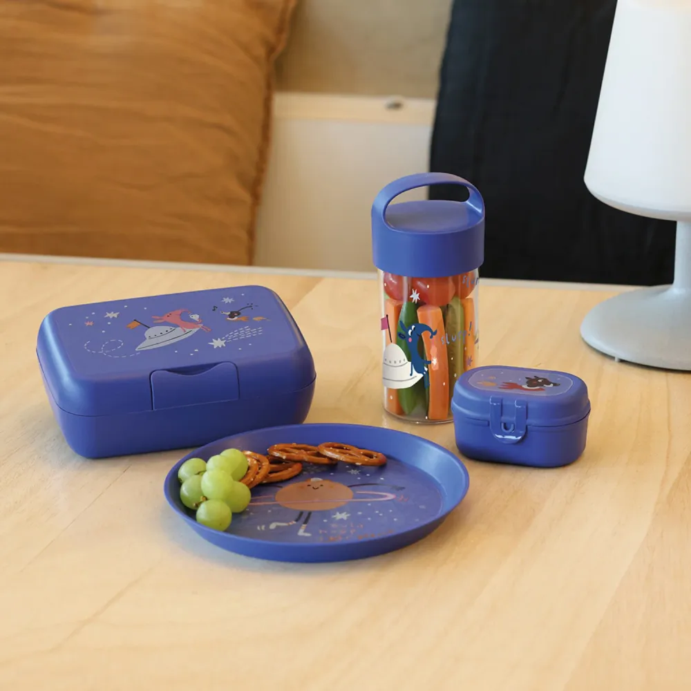Koziol Organic Space Blue Snackbox Pascal Mini Space