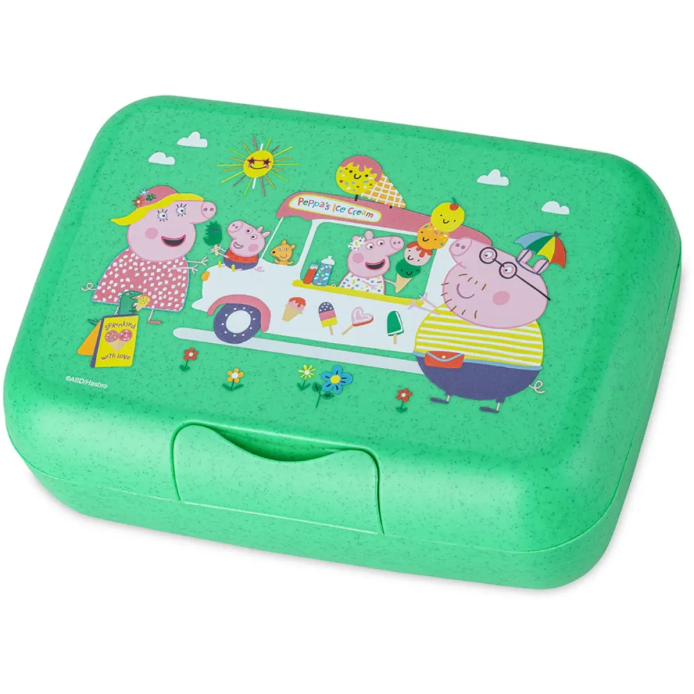Koziol Organic Spring Green Lunch Box Med Separation Skål Candy L Peppa Pig Pop