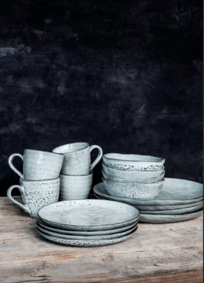 Krus fra House Doctor - Grey/Blue keramikk