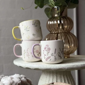 Krus med blomster - MIX