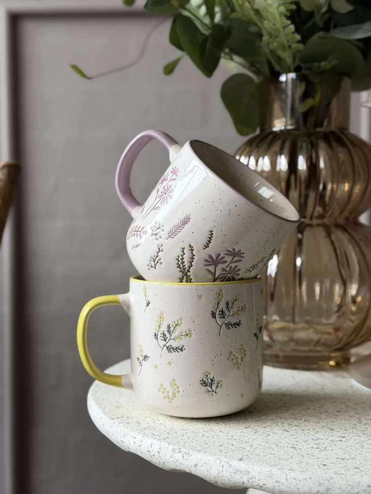 Krus med blomster - MIX