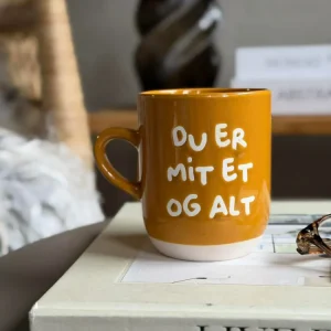 Krus DU ER MITT ET OG ALT - Gul