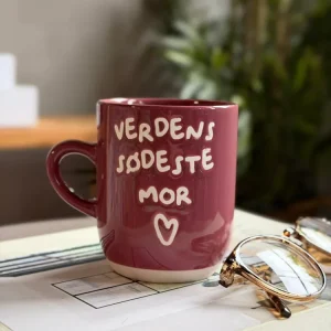Krus VERDENS SØTESTE MOR - Rød