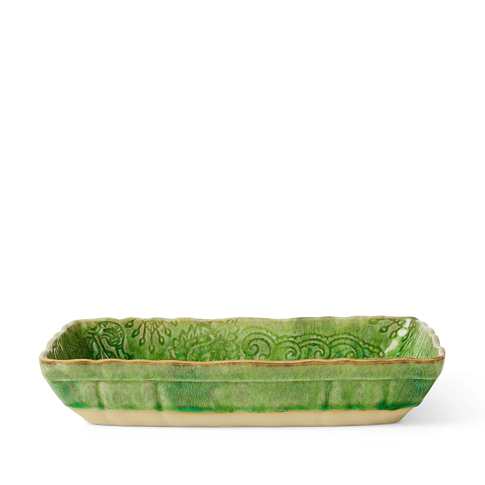 Liten Ildfast Form, Seaweed - 15x23cm⎜Sthål
