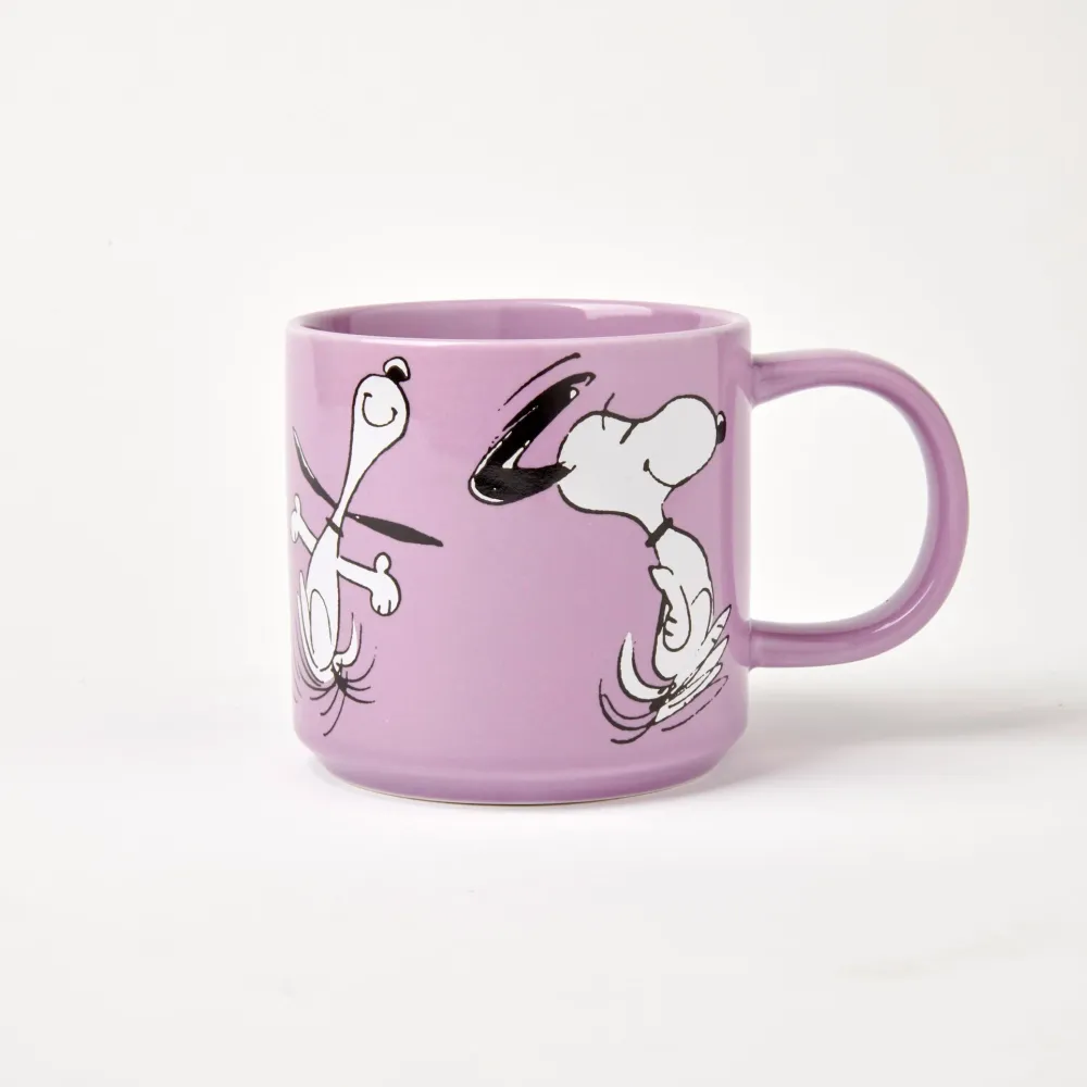 Magpie Peanuts Mug, Happy Dance