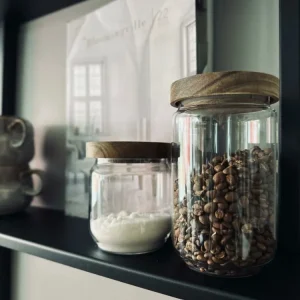 Oppbevaringsglass med trelokk – 700 ml