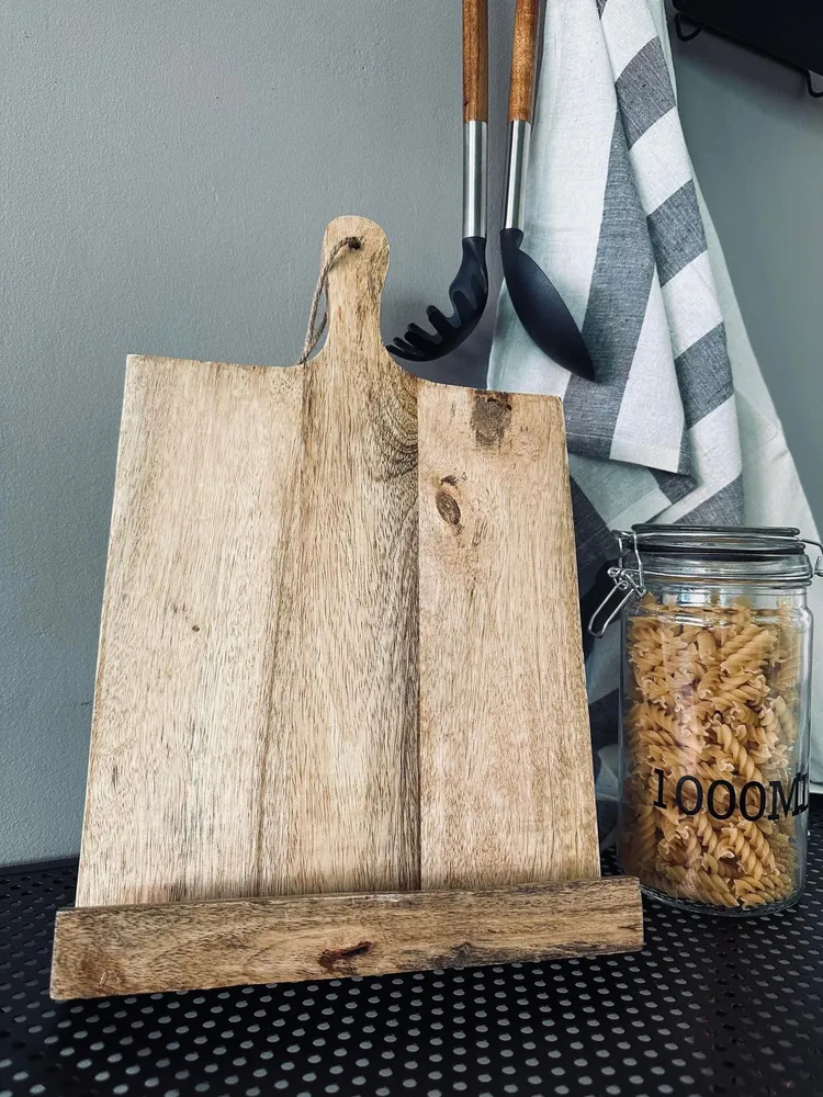 Oppskriftsstativ i tre