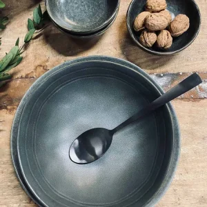 Pasta / suppebolle i stentøy – Grå