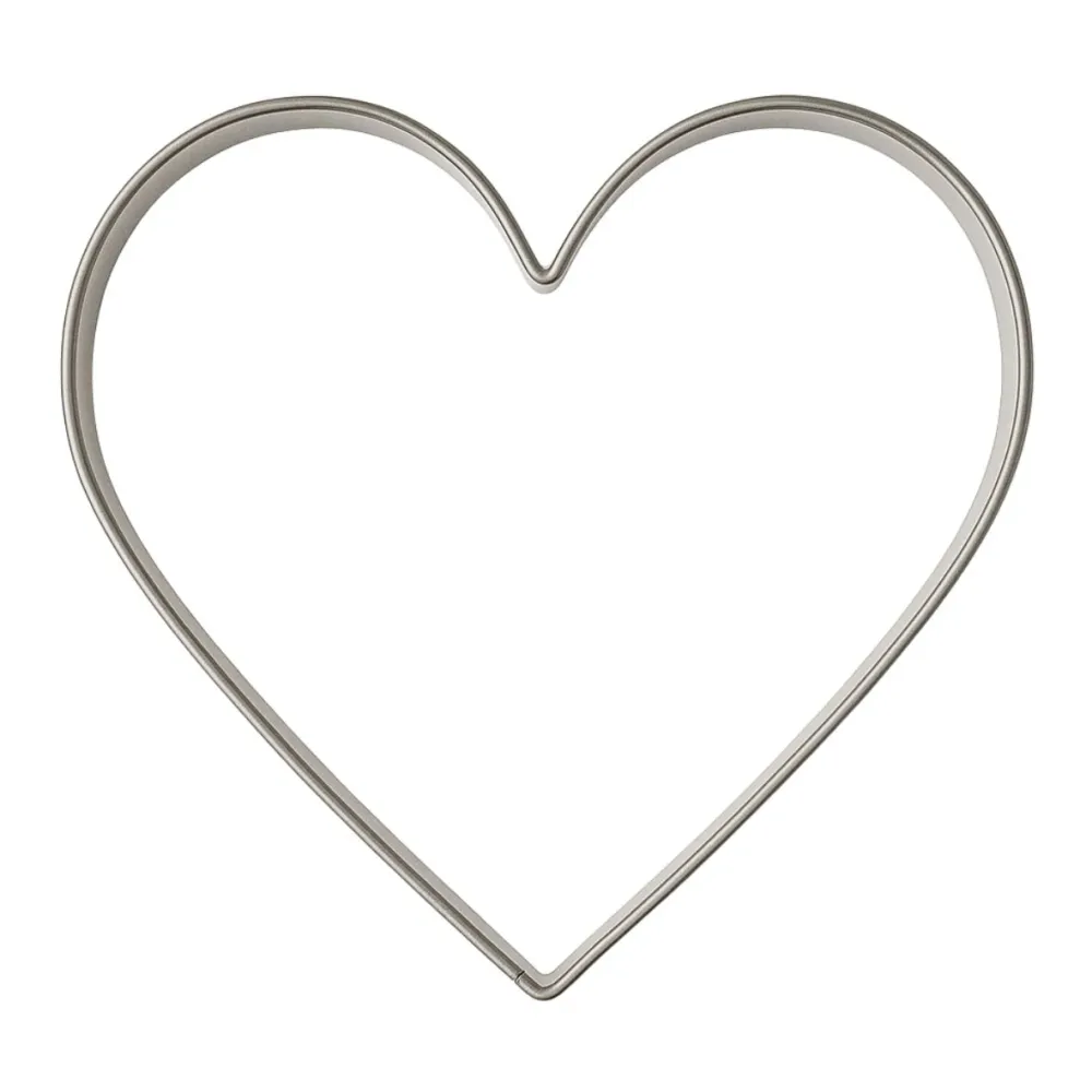 Pepperkakeform hjerte L - 9,5 cm
