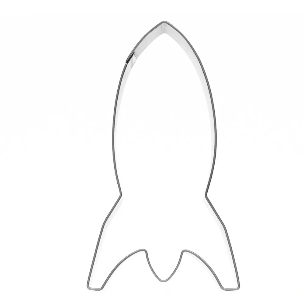 Pepperkakeform romrakett - 11 cm