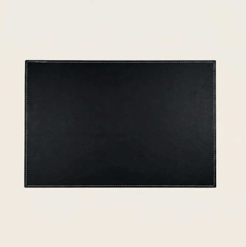 Plassmatte Black