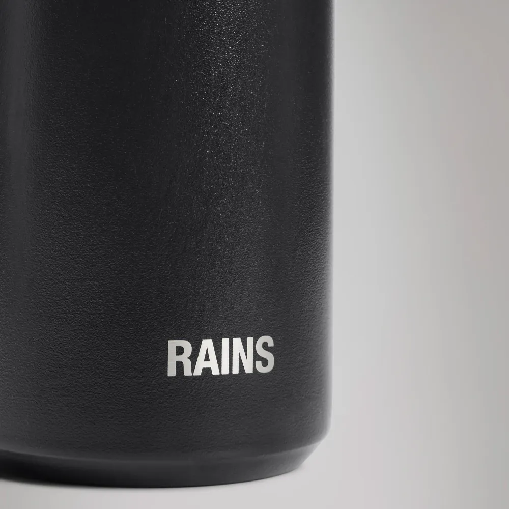 Rains Insulated Flask 500ml, Black