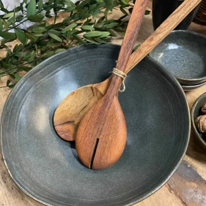 Salatskål i stentøy – Grå