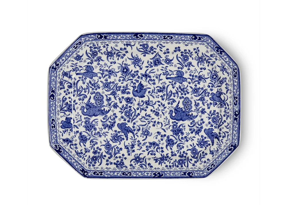 Serveringsfat 33cm⎜Blue Regal Peacock
