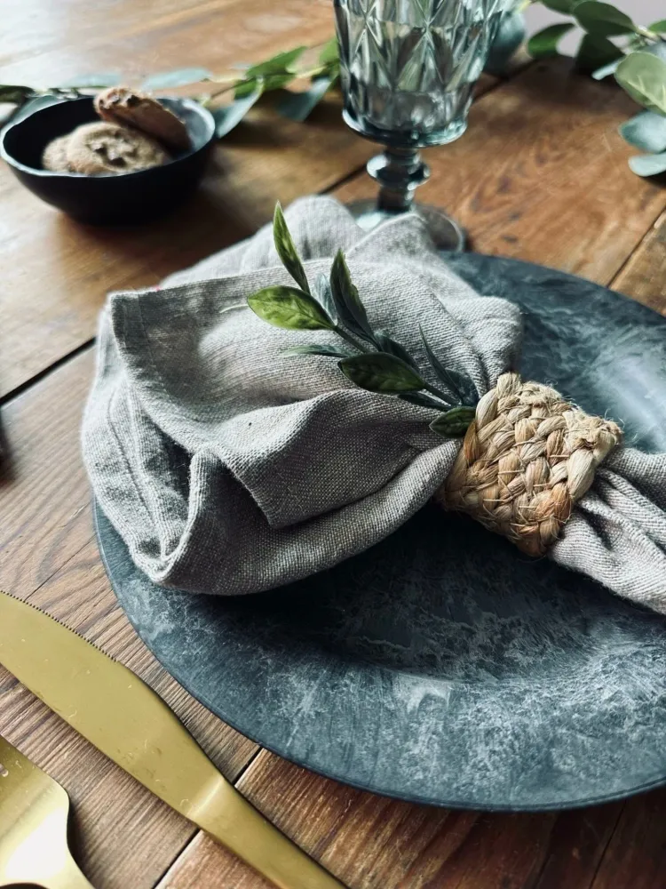 Servietter Taupe – 4 stk