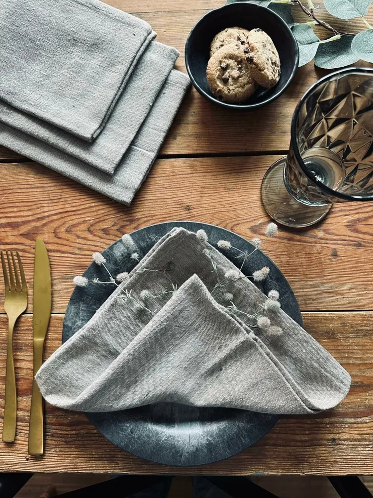 Servietter Taupe – 4 stk