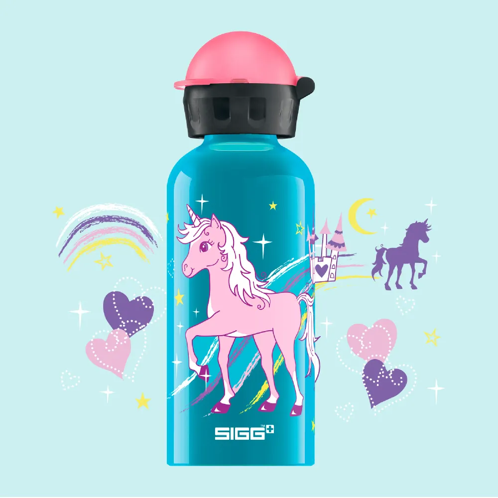 SIGG Kids Water Bottle 0.4L, Bella Unicorn