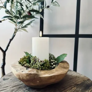 Skål av teakrot – Small
