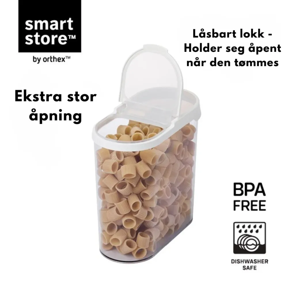 SmartStore Flip oppbevaringsboks med lokk 1,7 L