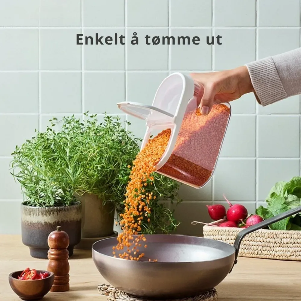 SmartStore Flip oppbevaringsboks med lokk 1,1 L