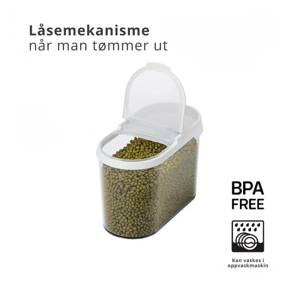 SmartStore Flip oppbevaringsboks med lokk 1,1 L