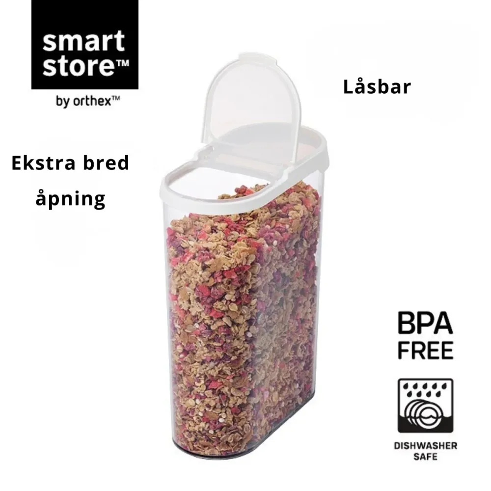 SmartStore Flip oppbevaringsboks med lokk 2,4 L